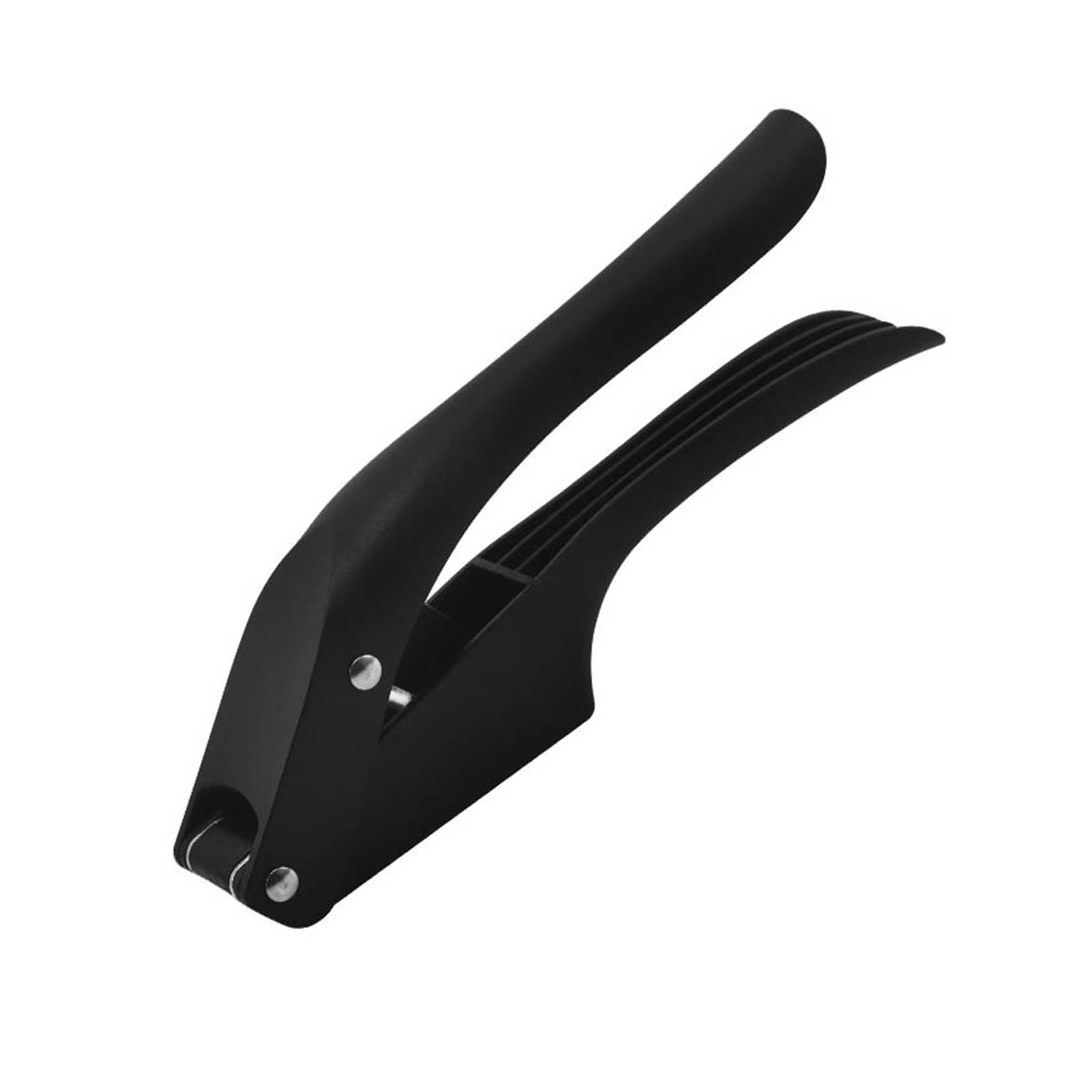 ArinkO Mühelos zu reinigende Knoblauchpresse – Premium-Knoblauchwolf für einfaches Kochen – stilvolles und leicht zu reinigendes Küchengerät (schwarz, 19 cm)