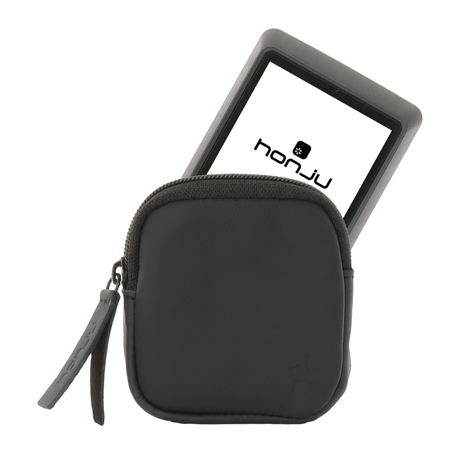 honju Bike Ledertasche für Bosch Intuvia 100 E-Bike Display - Schwarz