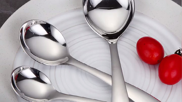 Amazon.com: Qualizon 18/8 Stainless Steel Adult Soup Spoon Big