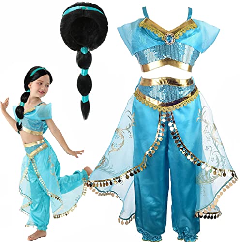 Disfraz Princesa Jasmine para Niñas 120(4-5T)