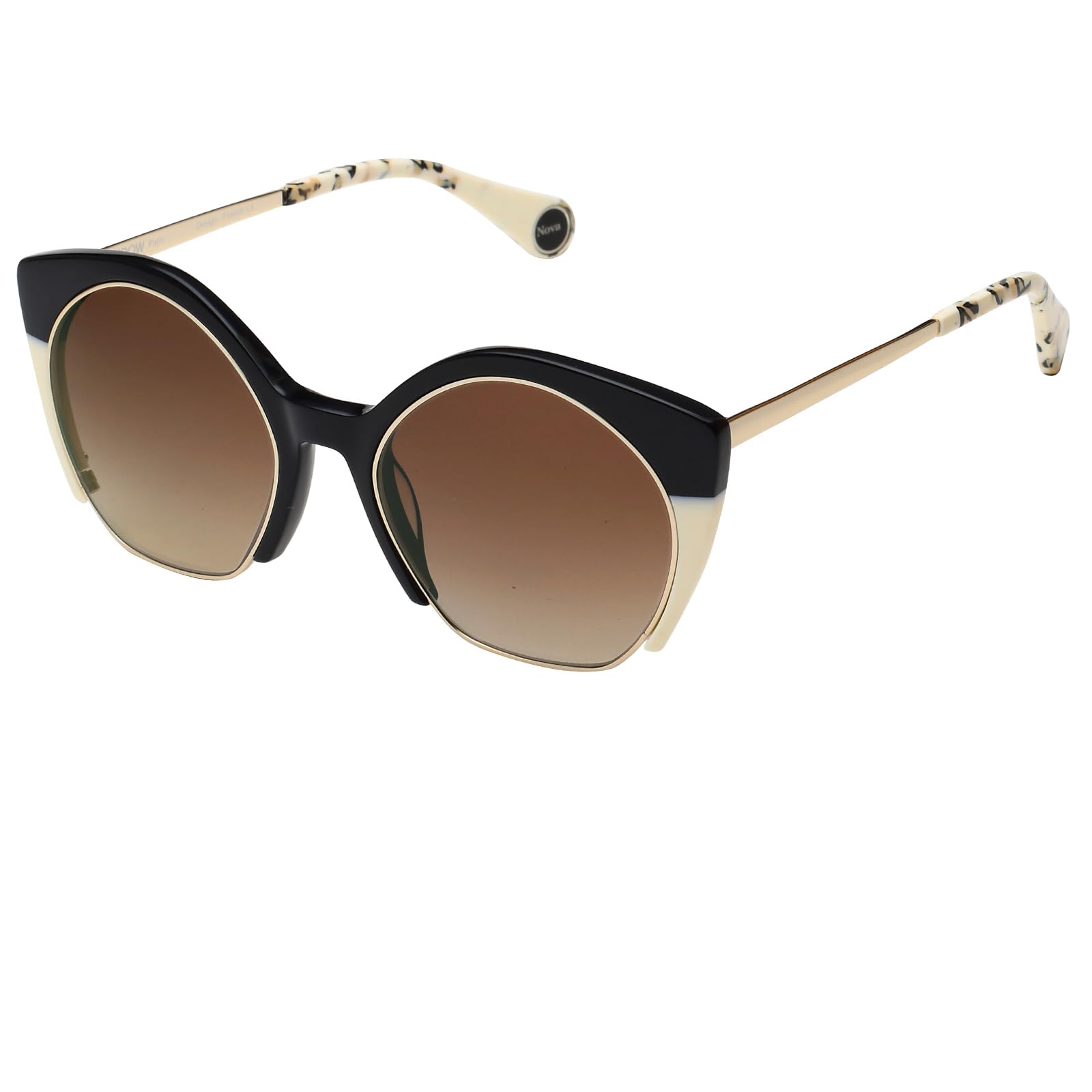 WOOW Gradient Cat-eye Women Sunglasses Super Nova 2 100 S |52| Brown Color Lens