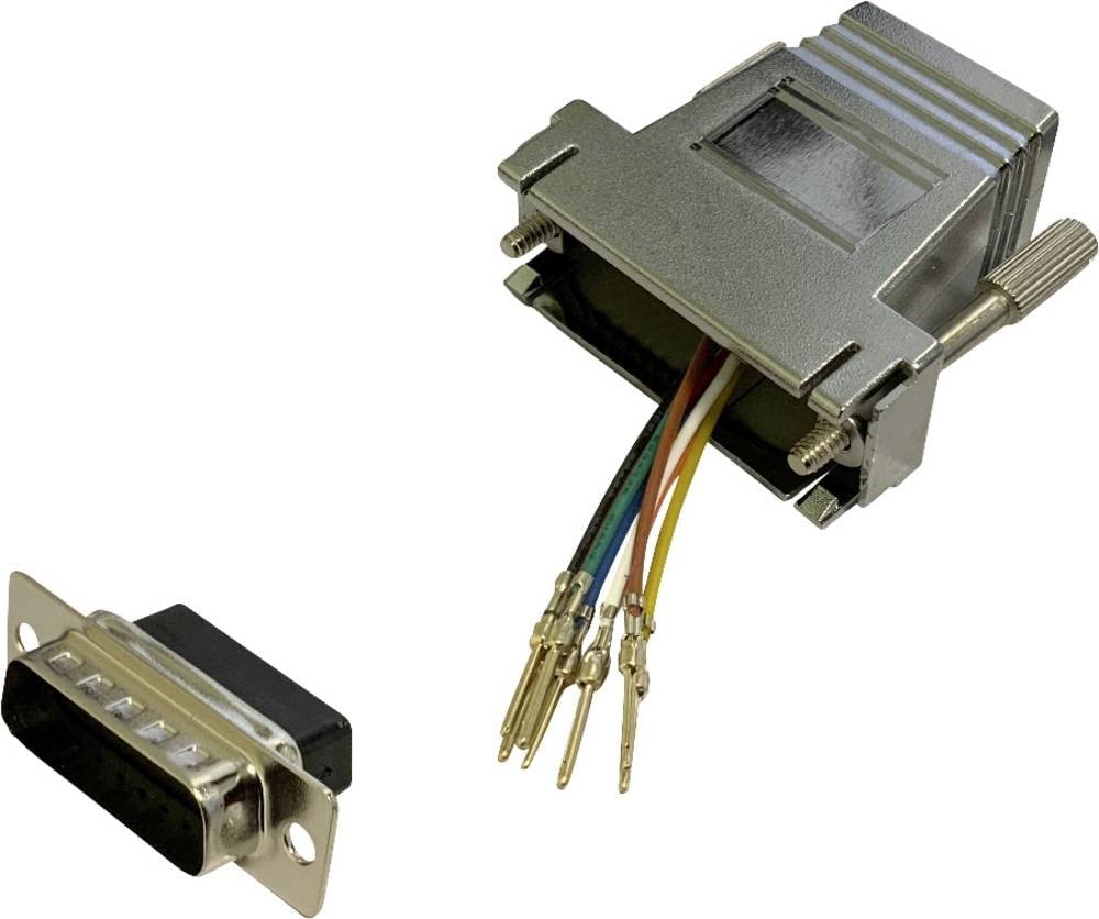 Bkl Electronic 10121123 Adaptor D-Sub Connector 15-Pin Rj45 Socket Single