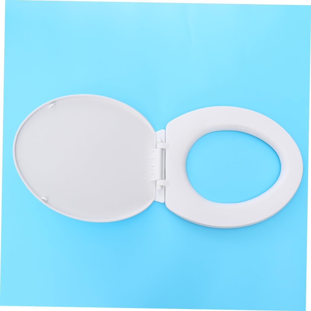 Thick Shaped Toilet Seat Cover Pp Hinge Home Hotel Bathroom Lid Easy to Close