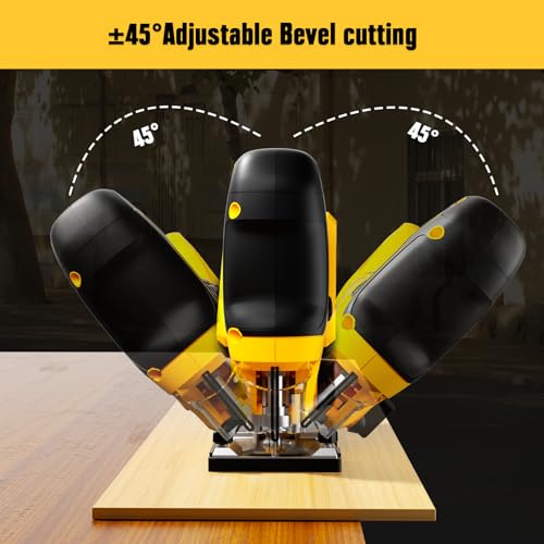 image for WITLIGHT Cordless Jig Saw Compatible with Dewalt 20V MAX Battery (Tool