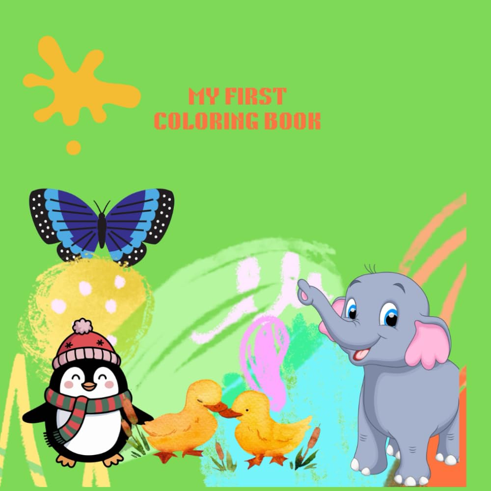 Cute Animals Coloring Book: Educational Coloring Pages With Animals for Children 3-5