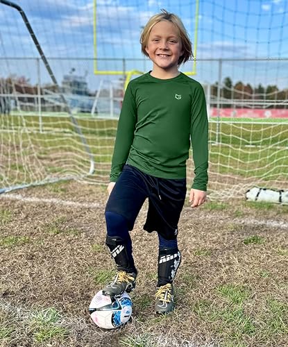 G Gradual Youth Boys Compression Thermal Shirt Long Sleeve Fleece Undershirt for Boy Football Baseball Soccer Base Layer - Image 6