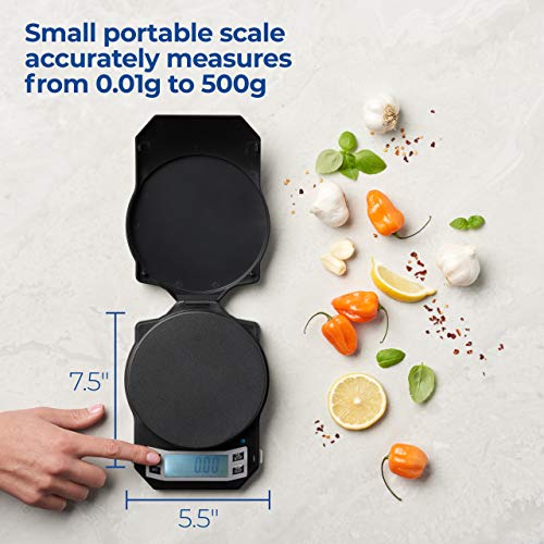 Precision Digital Kitchen Weight Scale, Food Measuring Scale, 500G X 0.01G (Black), Lb-501 #TOP2