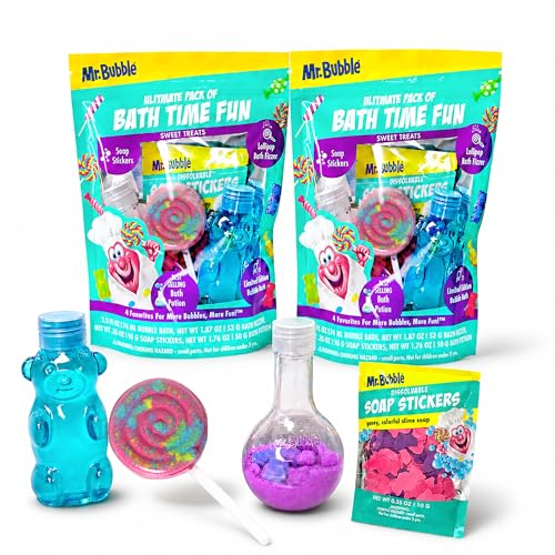 Mr. Bubble Ultimate Pack of Bath Time Fun 4 Favorites, Bath...