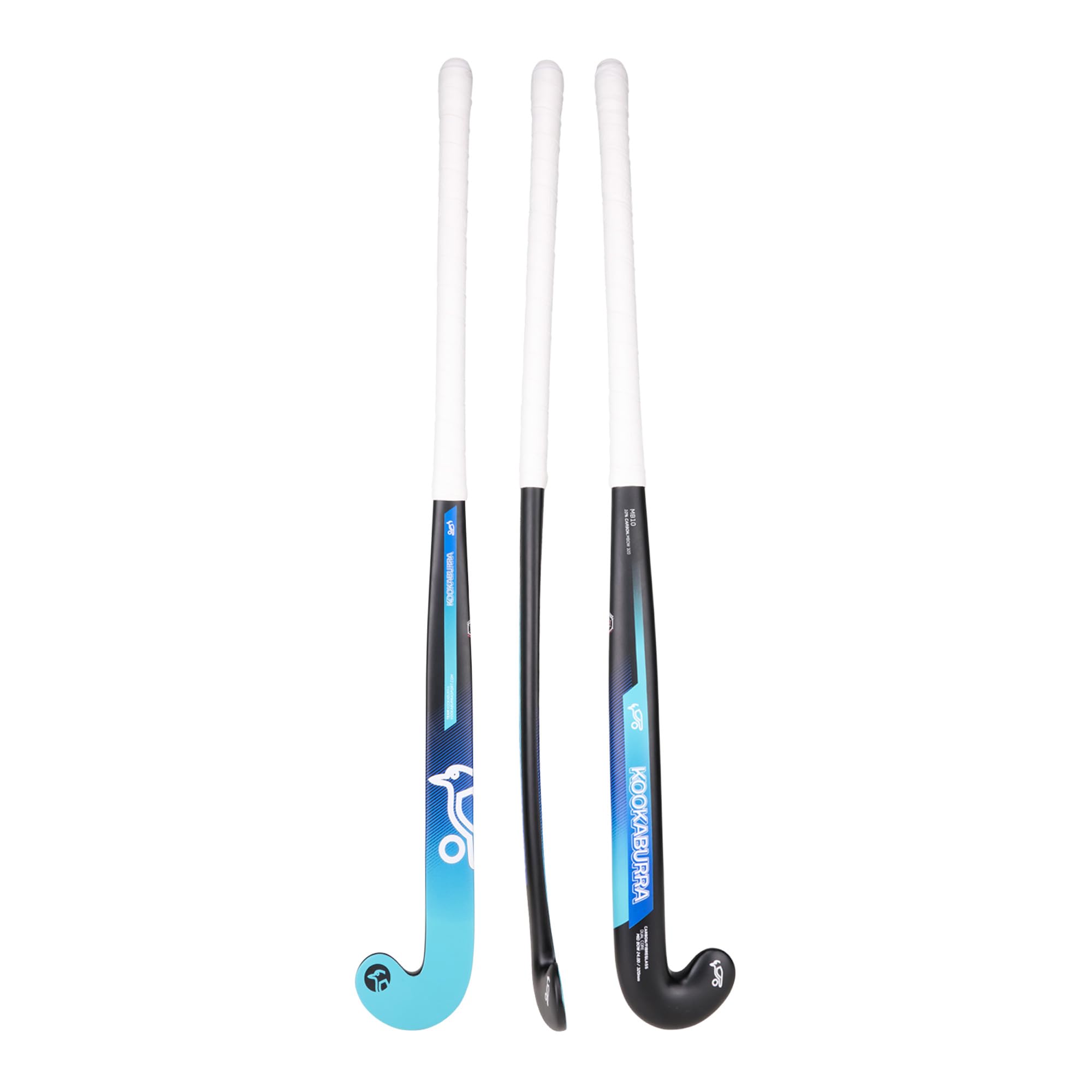 KOOKABURRA MB10 Blue Junior Hockey Stick – M Bow 320, 10% Carbon