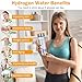 Upgrade Hydrogen Water Bottle, Hydrogen Water Generator with Advanced SPE PEM Technology, 420ml(14OZ) Hydro Water Machine, Portable Water Ionizer for Travel, Office, Fitness & Everyday Hydration