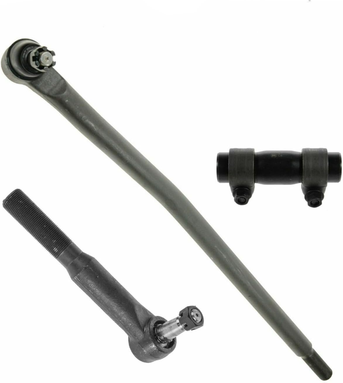 1pc Front Tie Rod Adjusting Sleeve 2pcs Inner Rods Suspension Kit Left Right Driver Passenger Side for Excursion for F550/F450/F350/F250 SuperDuty 3 Piece ES3426S F81Z3304AA