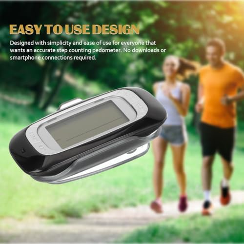 Image of Balacoo Multifunctional Walking Counter Professional Step Counter for Fitness Easy to Use Carry Accurate Calorie Tracker for Friends No Apps Required