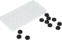 Vista 39 de Restaurantware Pastry Tek - Moldes de postre de 10.8 x 5.3 pulgadas, 10 moldes de cilindro rígido para chocolate, 24 cavidades, aptos