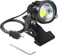 Vista 9 de 1 unids al aire libre 5W LED clip en luz resistente al agua ajustable escritorio soporte proyector lámpara letrero pizarra iluminación con enchufe