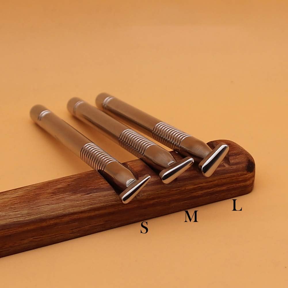 Leather Stamping Tool 304 Stainless Steel Professional Stamp Tools Leather Punch Carving DIY LeatherCrafts (Full Set (S+M+L))