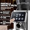 AMZCHEF Molinillo de Café Eléctrico con Soporte Desmontable y Contenedor | Panel Táctil LCD | 24 Regulable de Molido Molinillo de Café con Muelas para Espresso/Drip/Pour Over/Cold Brew/French Press #5