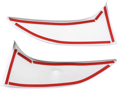 Miniatura 9 de ABS cromado para Alfa Romeo Stelvio 2017-2019 coche exterior puerta trasera panel decorativo TRIM Auto Accesorios