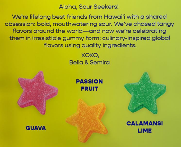 Amazon.com : Better-Sour Tropical Sour Gummy Mix 12 oz, Guava