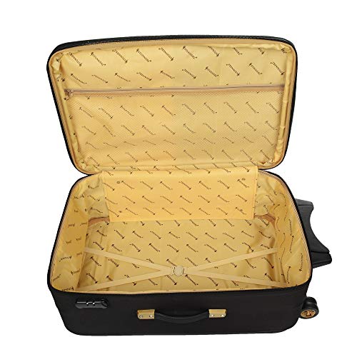 STUNNERZ-Large-Check-in-Luggage-Trolley-BagsTravels-Bags-Suitcase-Tourist-Bags-28-Inch-71cm-Black