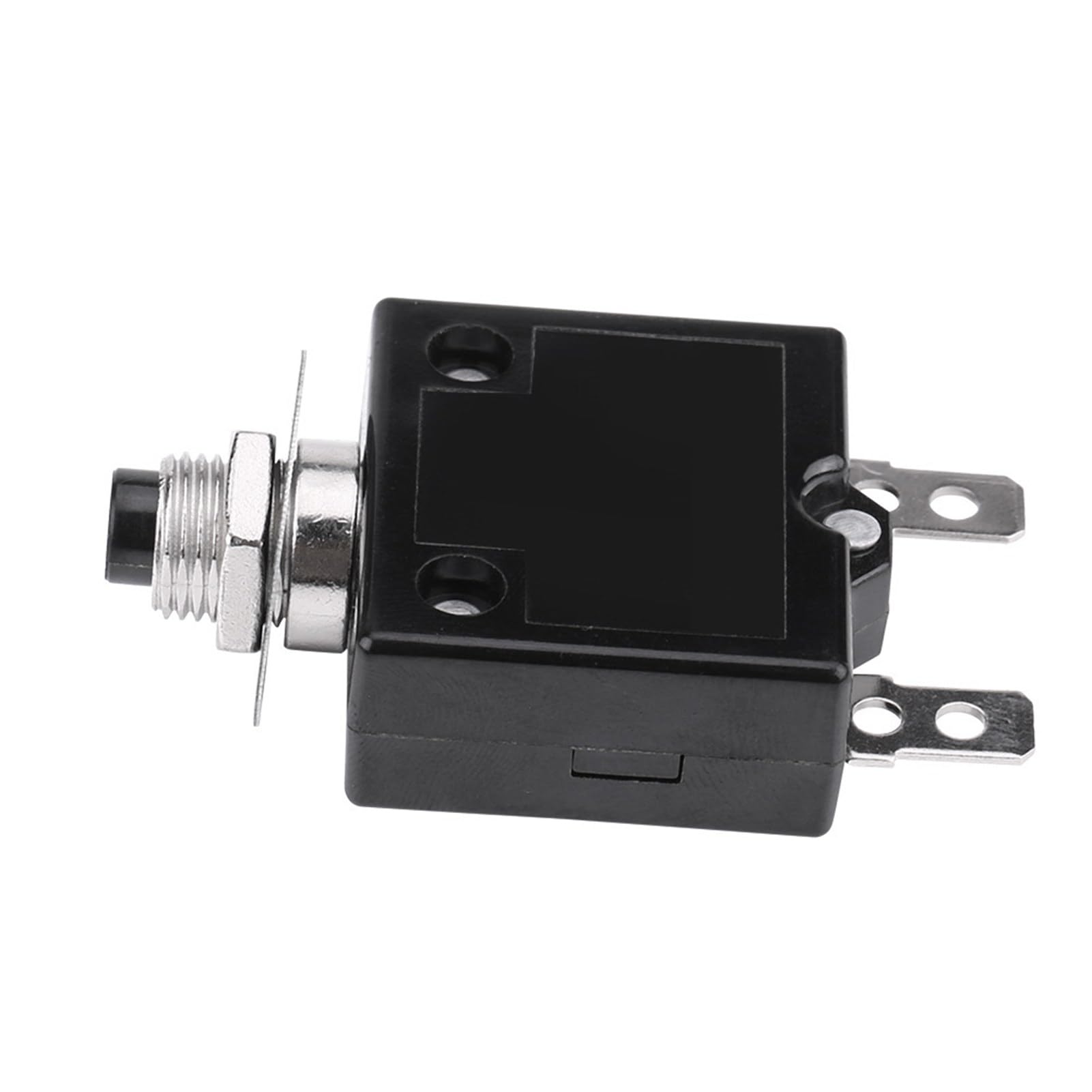 Kodrily Circuit Breaker, Manual Reset Thermal Switch, 125-250V AC 50V DC Overload Breaker, Current Overload Protector, Push Button Thermal Circuit Breaker (18A)