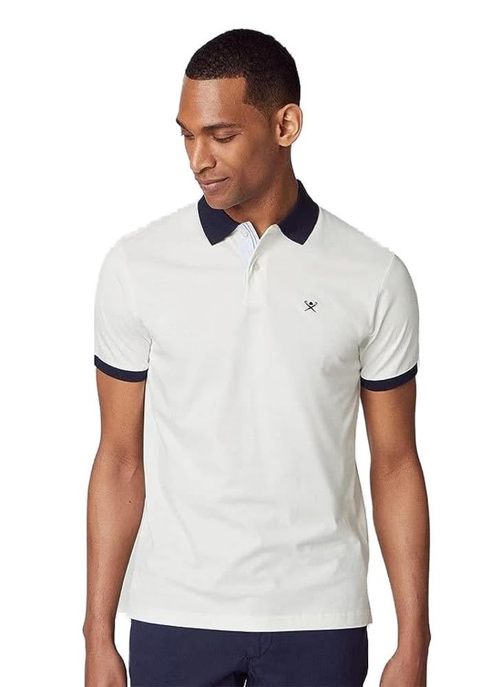 Hackett LondonMen's Selvedge Placket Polo Shirt