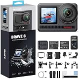AKASO Brave 8 4K60FPS Action Camera 33ft Waterproof Underwater Camera