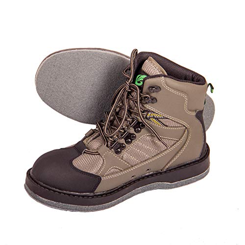 NEYGU Men&Women Breathable Quick-Dry Wading Shoes for Fishing and Hunting,Used for Neoprene Stocking Foot Wader, Felt Sole US13 - Thumbnail 6