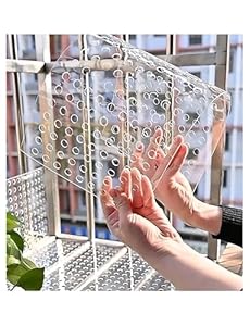 Generisch Transparentes Lochblech DPPHCKTKO-W57CM/22.44IN Balkonschutznetz