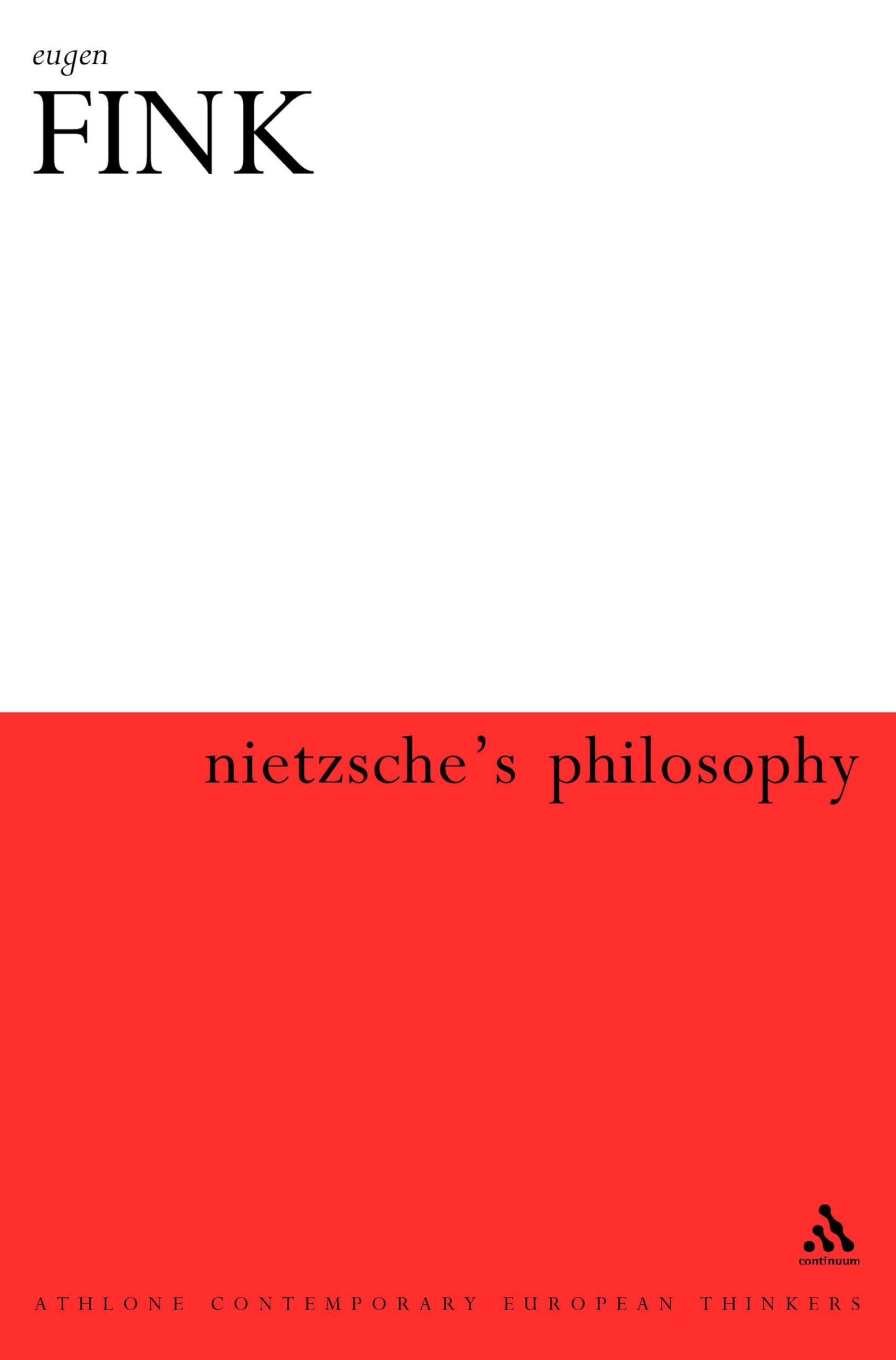 Buy Nietzsche's Philosophy (Athlone Contemporary European Thinkers S.) — BookShops.in