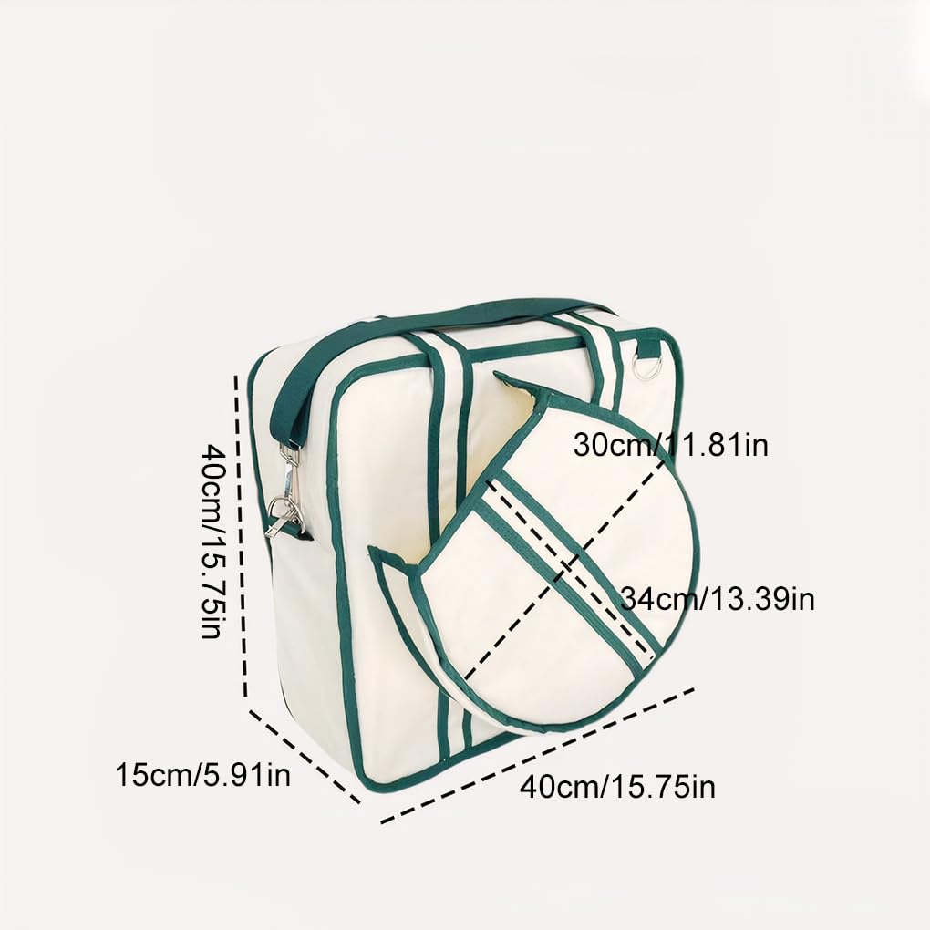 Elegante borsa porta racchetta da badminton di grande capacità, | tennis per prestazioni e look, racchetta da tennis portatile, kit da badminton resistente e pratico
