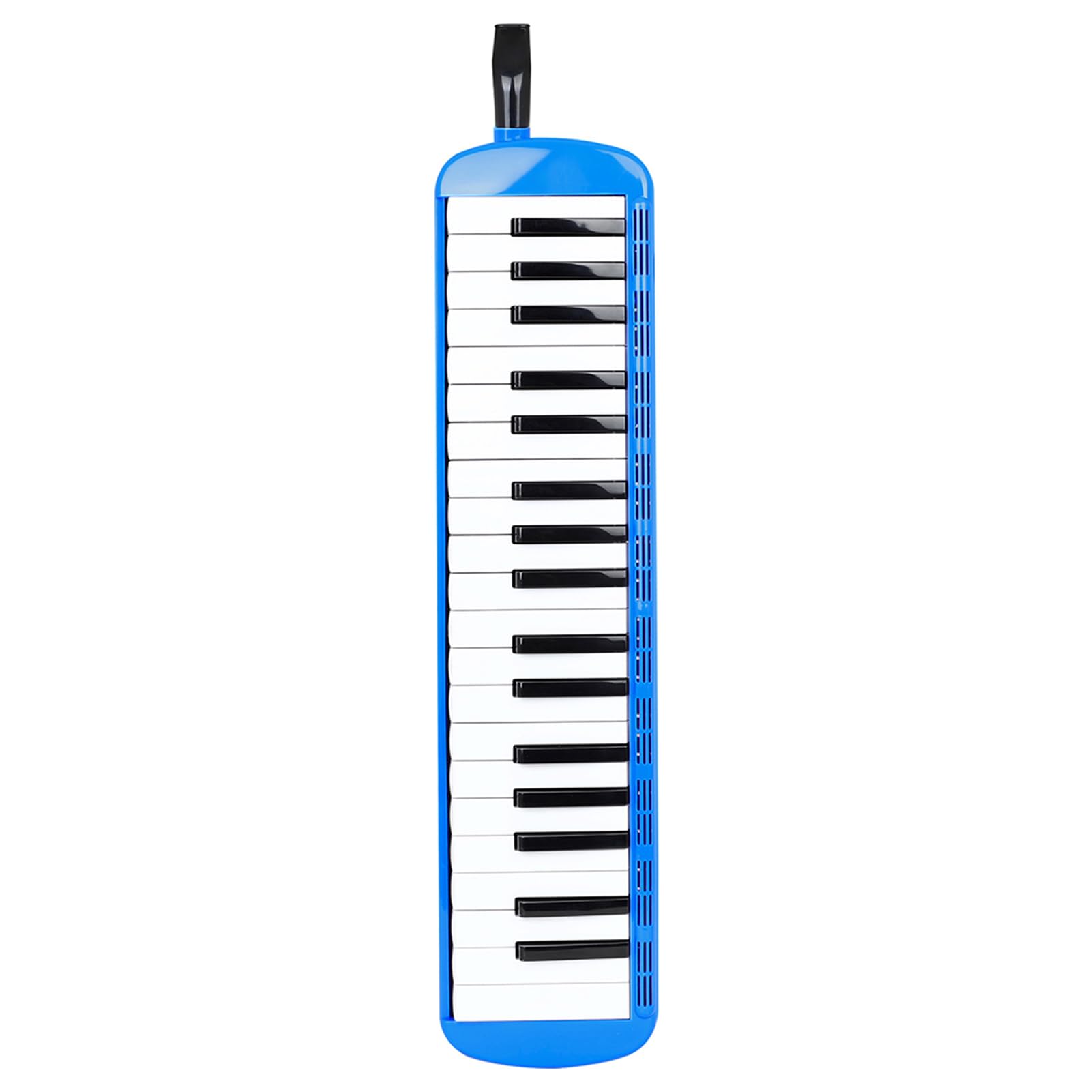 Alomejor Mélodica 37 Touches, Matériau ABS, Anche en Laiton, Piano à Air Portable pour Enfants et Adultes, Parfait pour la Salle de Classe et la Performance (BLUE)