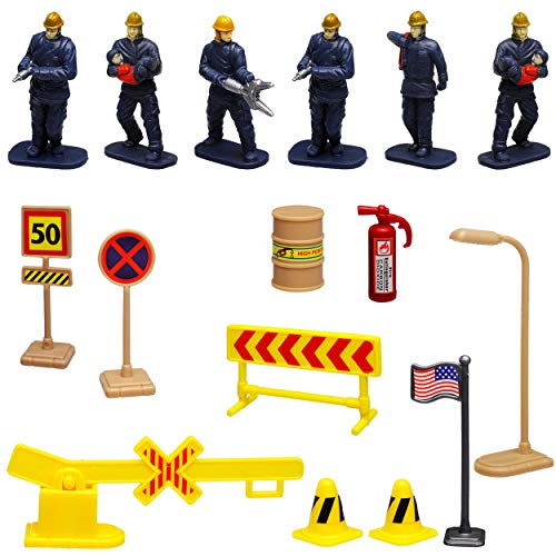 20 TLG. Set: Metall Polizei Station mit Fahrzeugen und Zubehör 1/43 – Bild 5