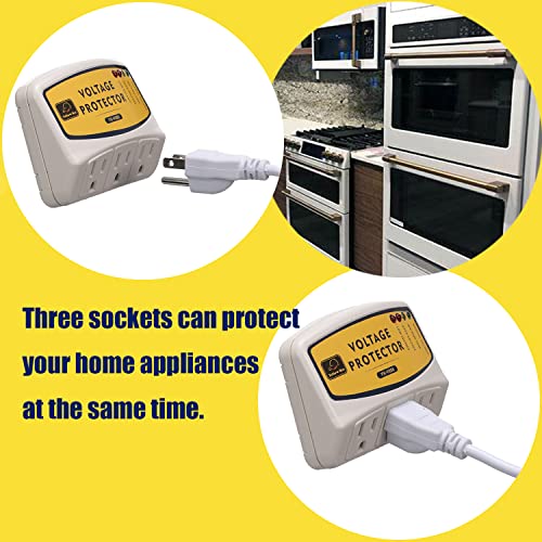 Hvac Yellow Hat B0BF5BB4W7 Voltage Protector 120V 12A 1440W, Surge Protector For Refrigerator, Water Heater And Home Appliance Ect thumb #6