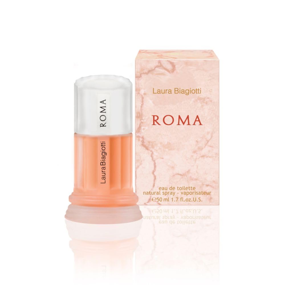 Laura Biagiotti – Roma Donna Eau de Toilette 50 ml – Parfum Damen – Orientalisch-würzige Duftkomposition – Frische und blumige Noten – Ikonischer Flakon inspiriert von dorischen römischen Säulen - 2