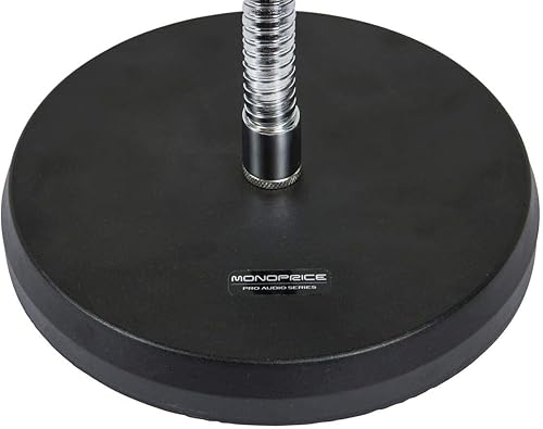 Miniatura 3 de Monoprice Soporte de micrófono de escritorio con cuello de cisne y base sólida