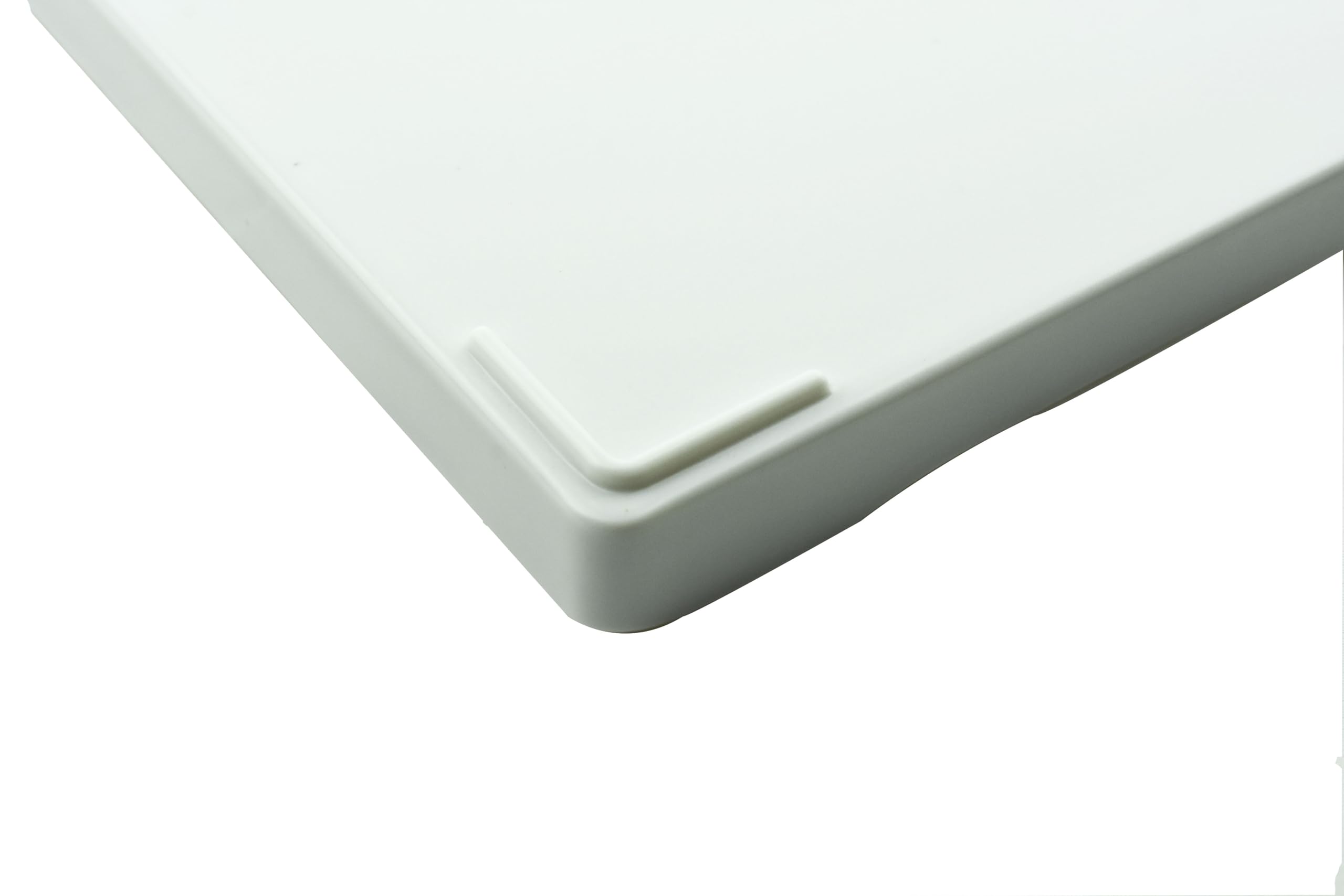 OMEM Grand Bol pour Reptiles - pour Nourriture et Eau - Convient également pour Le Bain (L, Blanc)