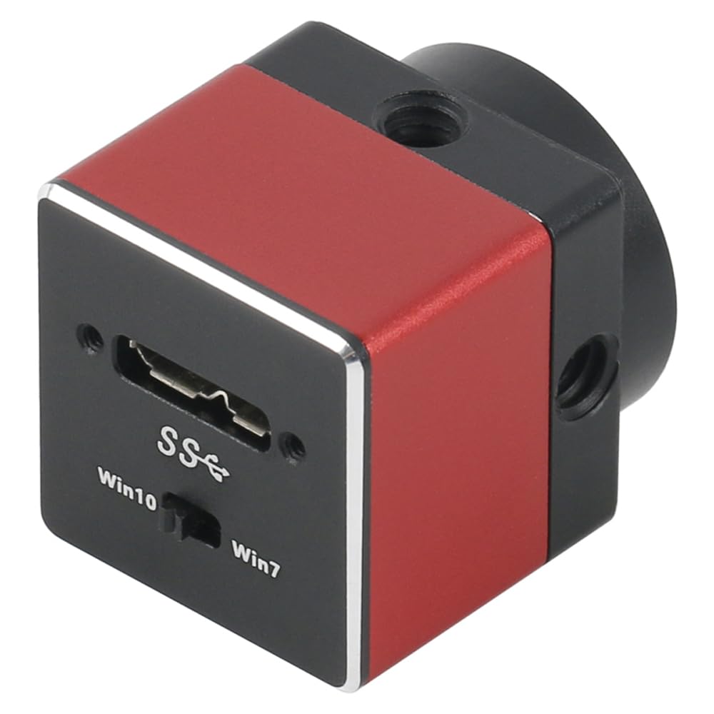 Videocamera Elettronica per microscopio Industriale Digitale Micro USB 3.0 HD da 5,0 MP e Obiettivo con Attacco C 120X