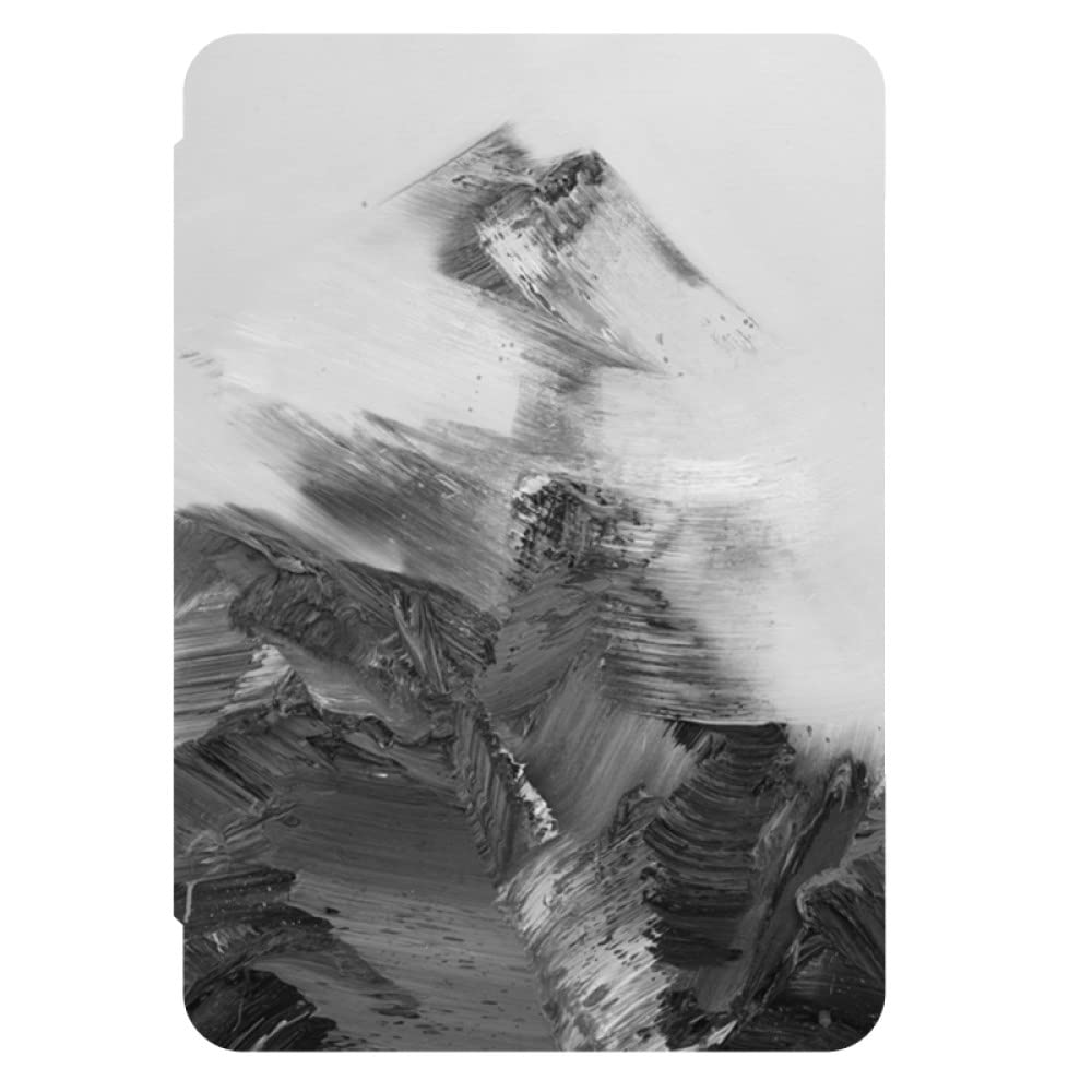 Custodia Protettiva Slimshell per Tutti i Nuovi Kindle 6 Pollici (11a Generazione, Versione 2022), Non Si Adatta a Kindle Paperwhite e Kindle 2019, Pittura a Olio Montagne astratte