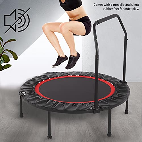 Cocoarm Mini Trampolin, Übung Trampolin Rebounder Stahl und Oxford Tuch Übung Bounce Faltbarer Fitness Rebounder für… – Bild 4