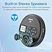 MEGATEK Portable CD Player with Dual Stereo Speakers and 60 Seconds Anti Skip, Personal Walkman CD Player for Car with Headphones, USB Port, Bluetooth and FM Transmitter, 2000mAh Rechargeable Battery