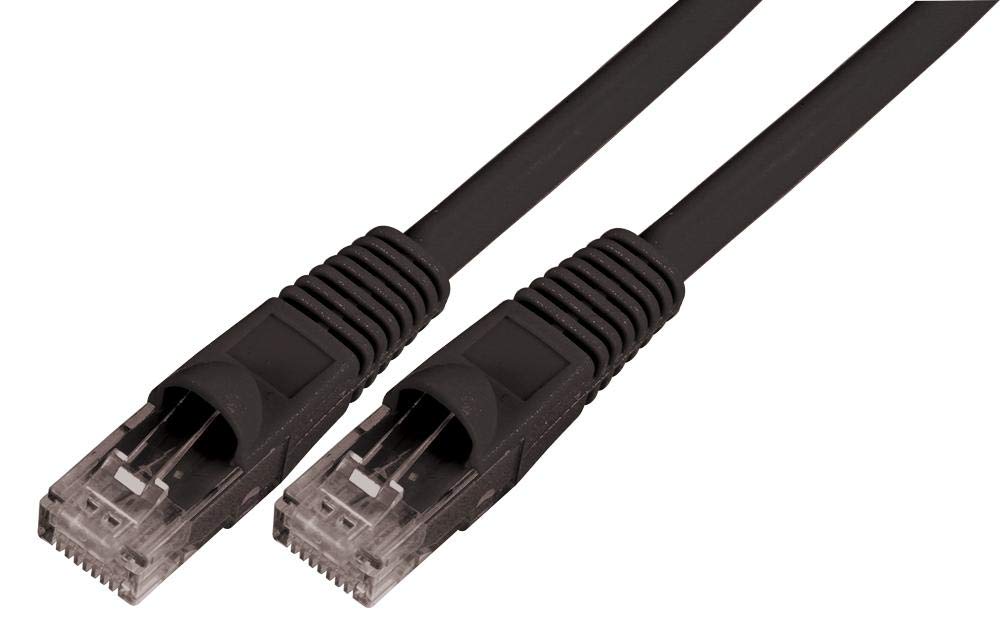 Pro Signal Black Snagless Cat6 Utp Lsoh Ethernet Patch Lead, 0.2M
