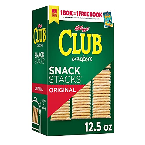 Kellogg s Club Crackers Original, Lunch Box Snacks, Snack Stacks, 12.5oz Box (6 Count)