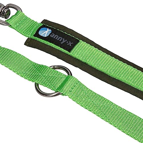 anny-x teilgepolsterte Führleine Classic Bolt Fun Oliv hellgrün 3m