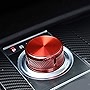 LLKUANG SV Zinc Alloy Replacement Gear Shift Knob Head for Land Rover Discovery Sport Discovery 4 LR4 LR5 L462 Range Rover Evoque Vogue Velar (Red, for Range Rover Vogue 2017-2019)