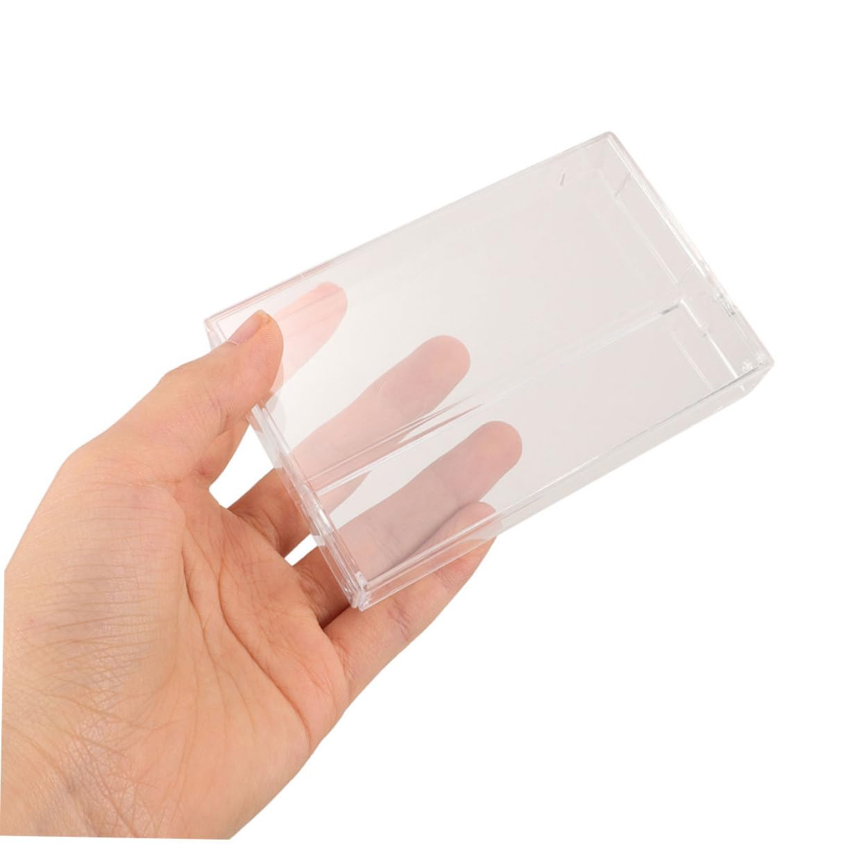 Toyvian Kassettenbox, 3Er Set Transparente Kunststoffhüllen Mit Deckel Aufnahmekassettenbox Für Musikkassetten Aufbewahrung Schutz Beschädigung Und Alterung Praktisch Für Sammler Und DIY Projekte
