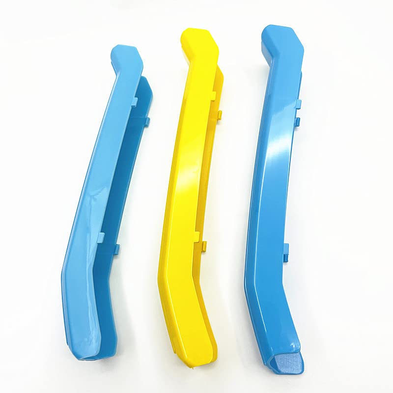 Image of SANRILY Multicolor Grille Decoration Insert Trims Compatible with Volvo 2022-up LCI XC60 Vertical Front Grill Cover (Blue /Yellow /Blue)