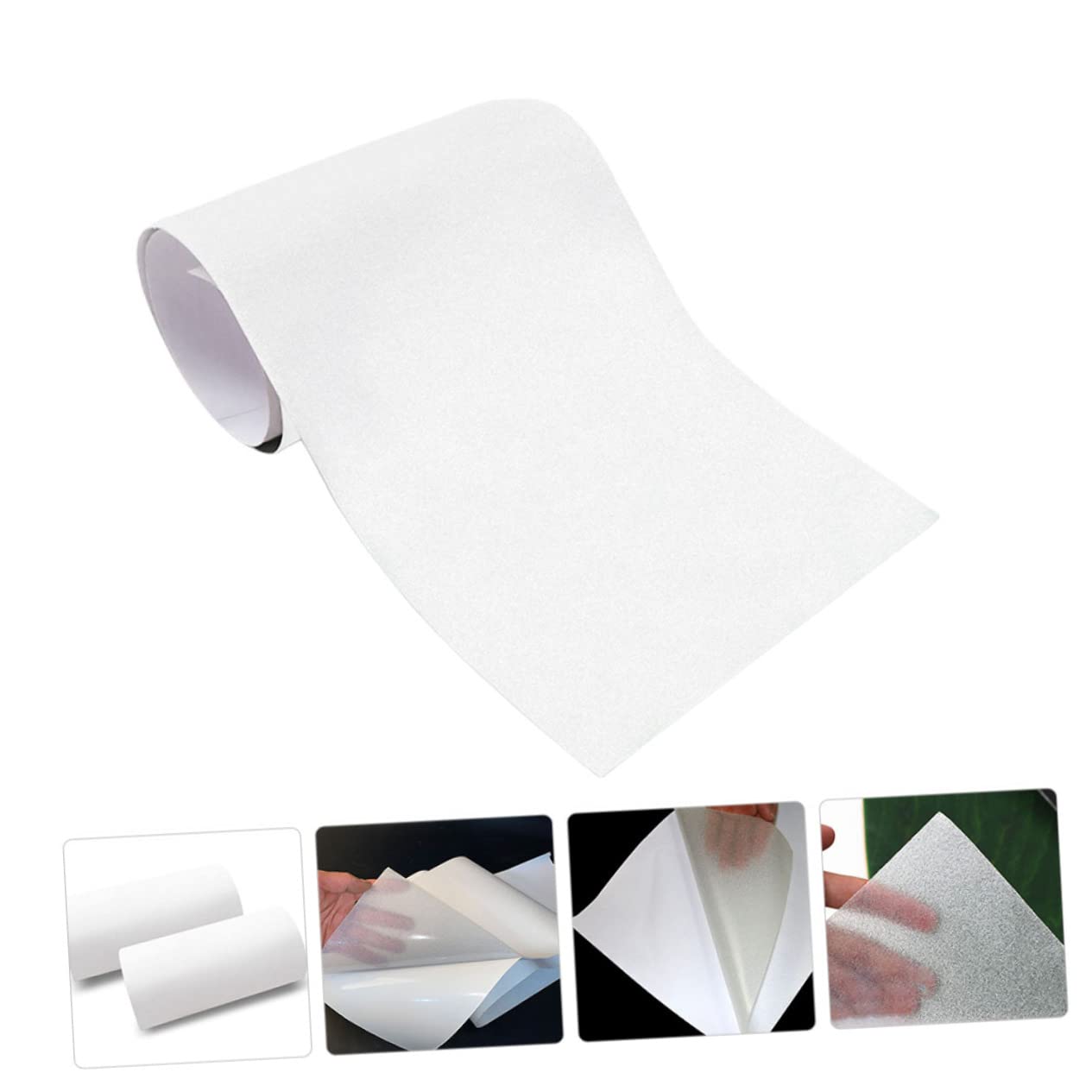 Sosoport 3piezas Cinta Antideslizante Profesional Para Monopatín Tape Autoadhesiva De Alta Resistencia Decoración Transparente Para Patinetas De Duradera y Resistente Al Desgaste