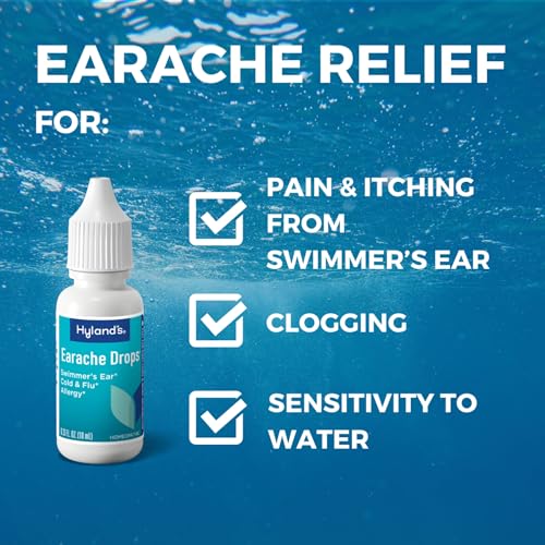 Image of Hyland's Earache Drops, Multi-Symptom Day & Night Relief Ages 4+ 0.33 fl oz