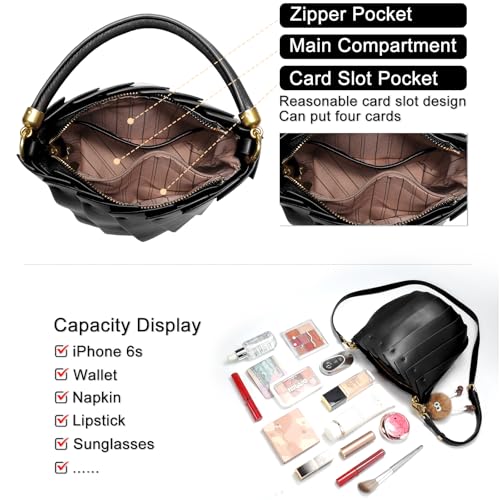 Crossbody Bags for Women Leather Hobo Purses Small Cross Body Shoulder Handbags Top Handle Satchel2