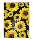 Great Papers! Bubble Mailer, Self-Sealing and Tear Resistant, Sunflowers, 6' x 10', 50 pack (074108),Black